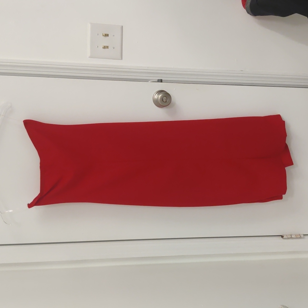 Red Strapless Dress - Picture 6 of 9